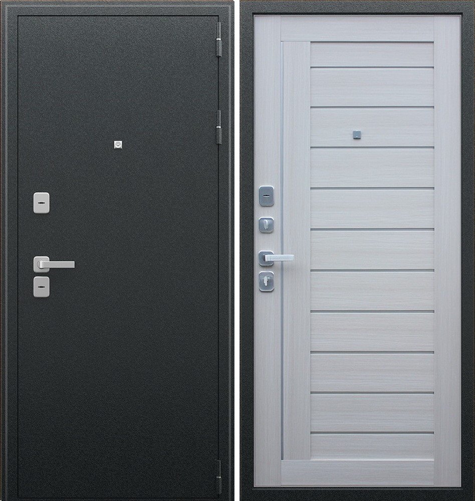 Дверь Соло белая лиственница DIS001915