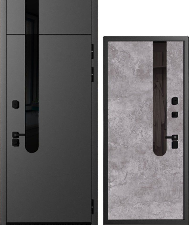 Титан Дорс Термо Оберег-Новый Город Графит DIS007214