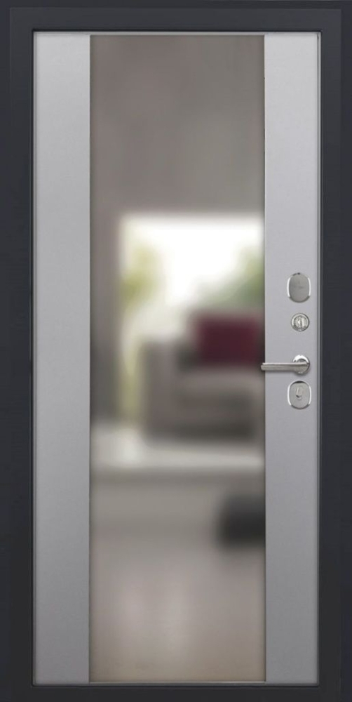 Товар Дверь ДвериПРО Берген Алиса (16мм, ПВХ софт грей, зеркало) DPRO195341