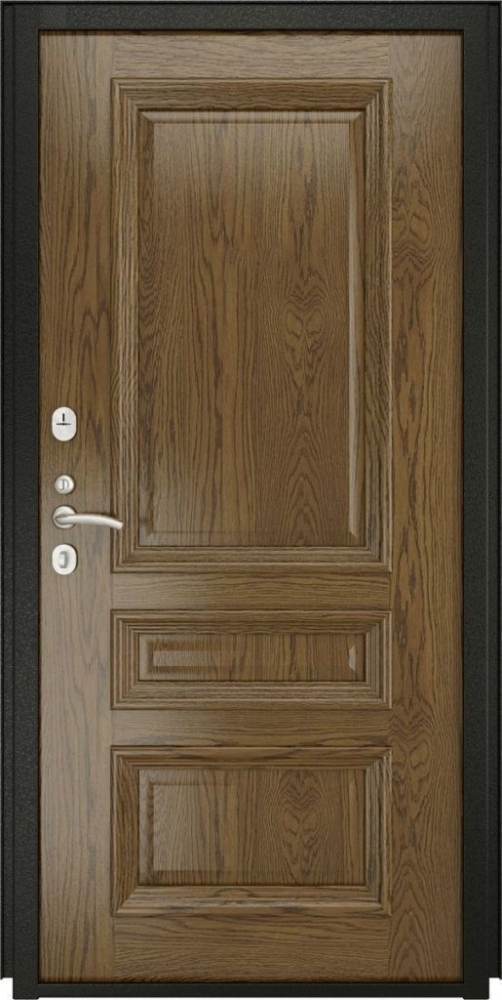 Товар Дверь ДвериПРО L-Термо серебро Фараон-2 (16мм, светлый мореный дуб) DPRO196044