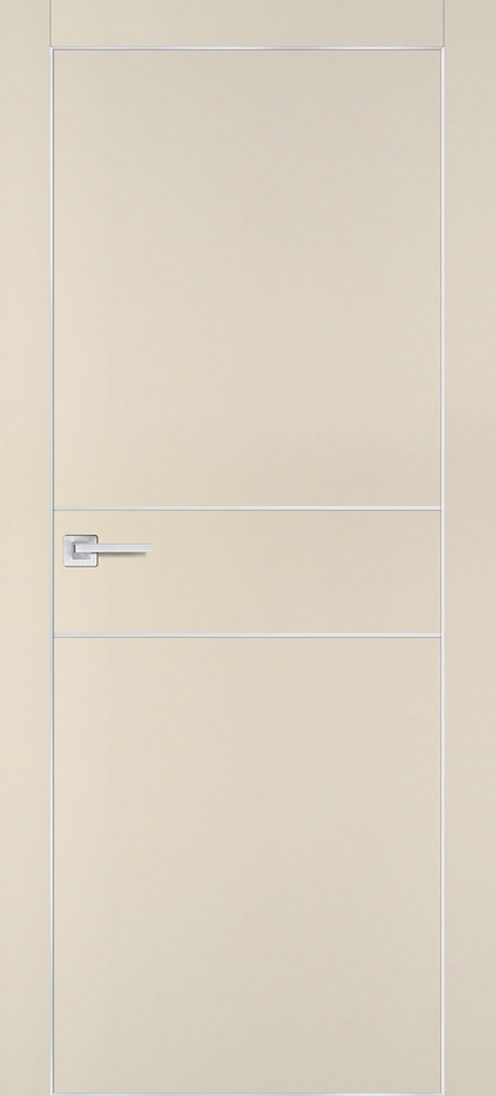 Фото Межкомнатная дверь PX-15  AL кромка с 4-х ст. Бежевый матовый