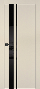 Товар Межкомнатная дверь PX-16 черная кромка с 4-х ст. Бежевый матовый